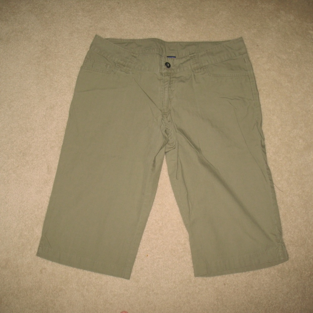 Patagonia Long Shorts Olive Green Size 12 B3